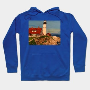 Portland Maine Lighthouse Hoodie